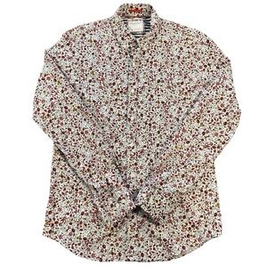 Denim & Flower Ricky Singh Men’s Floral Button Down Shirt M